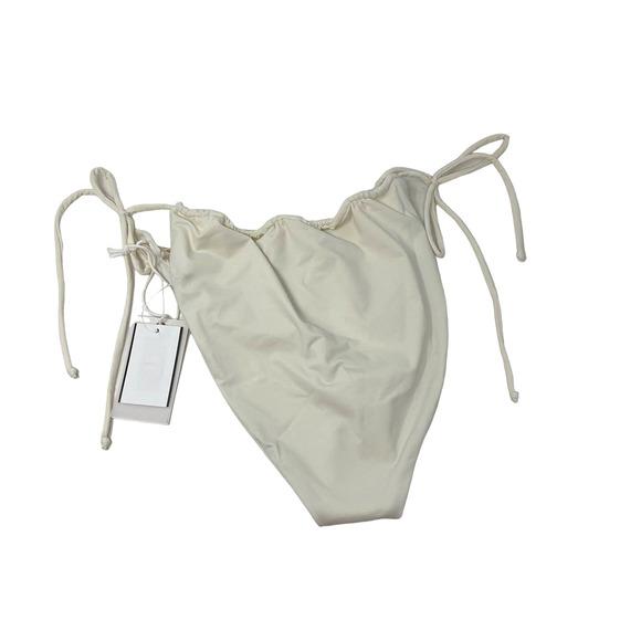 Good American Size XL Tiny Ties Swim Bottom Ivory Size 4 - Picture 5 of 9